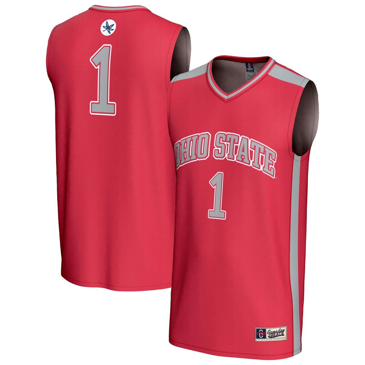 #1 Ohio State Buckeyes GameDay Greats Lightweight Basketball Fashion Jersey - Scarlet