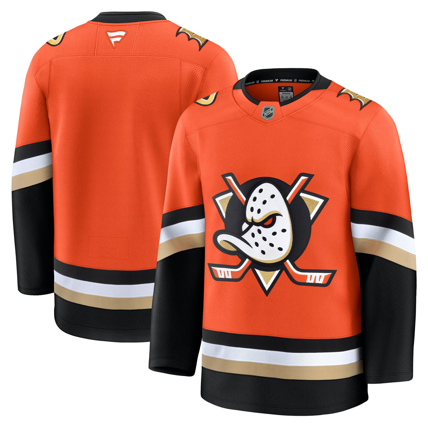 Anaheim Ducks Fanatics Orange Home Premium Jersey