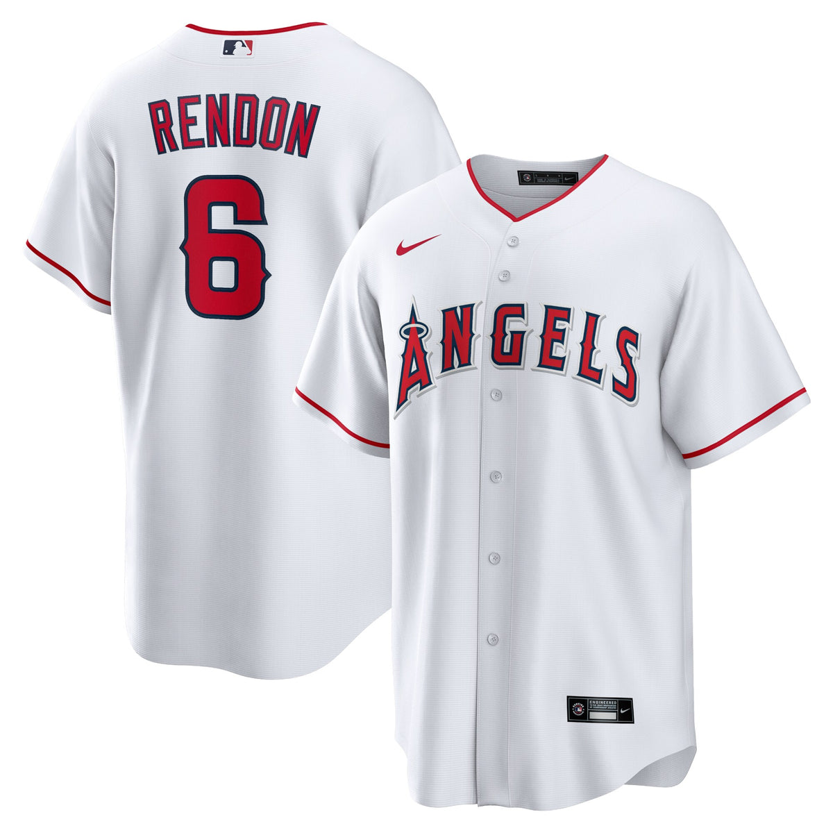 Los Angeles Angels Anthony Rendon White Home Replica Player Name Jersey