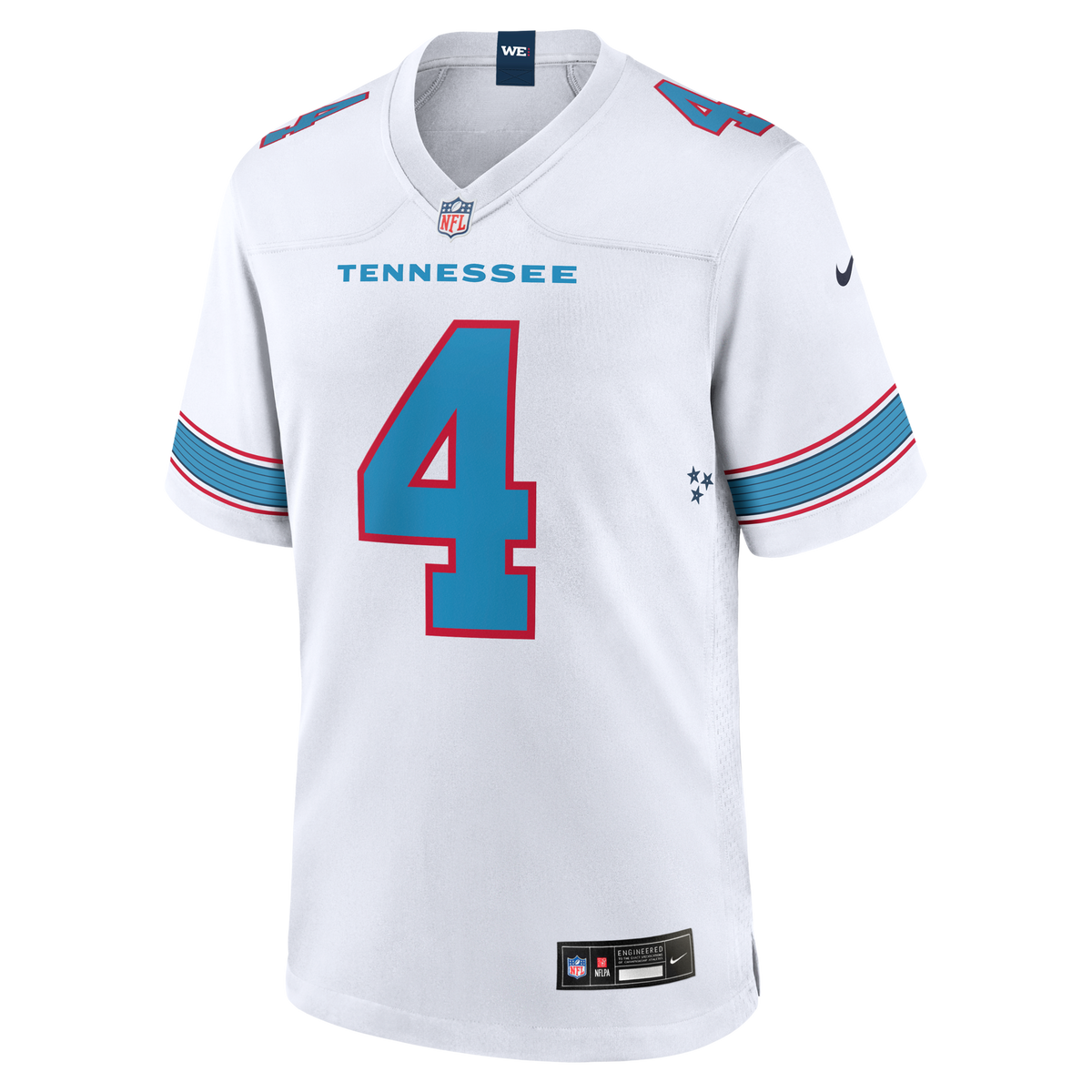 Tennessee Titans Wan'Dale Robinson White Game Jersey