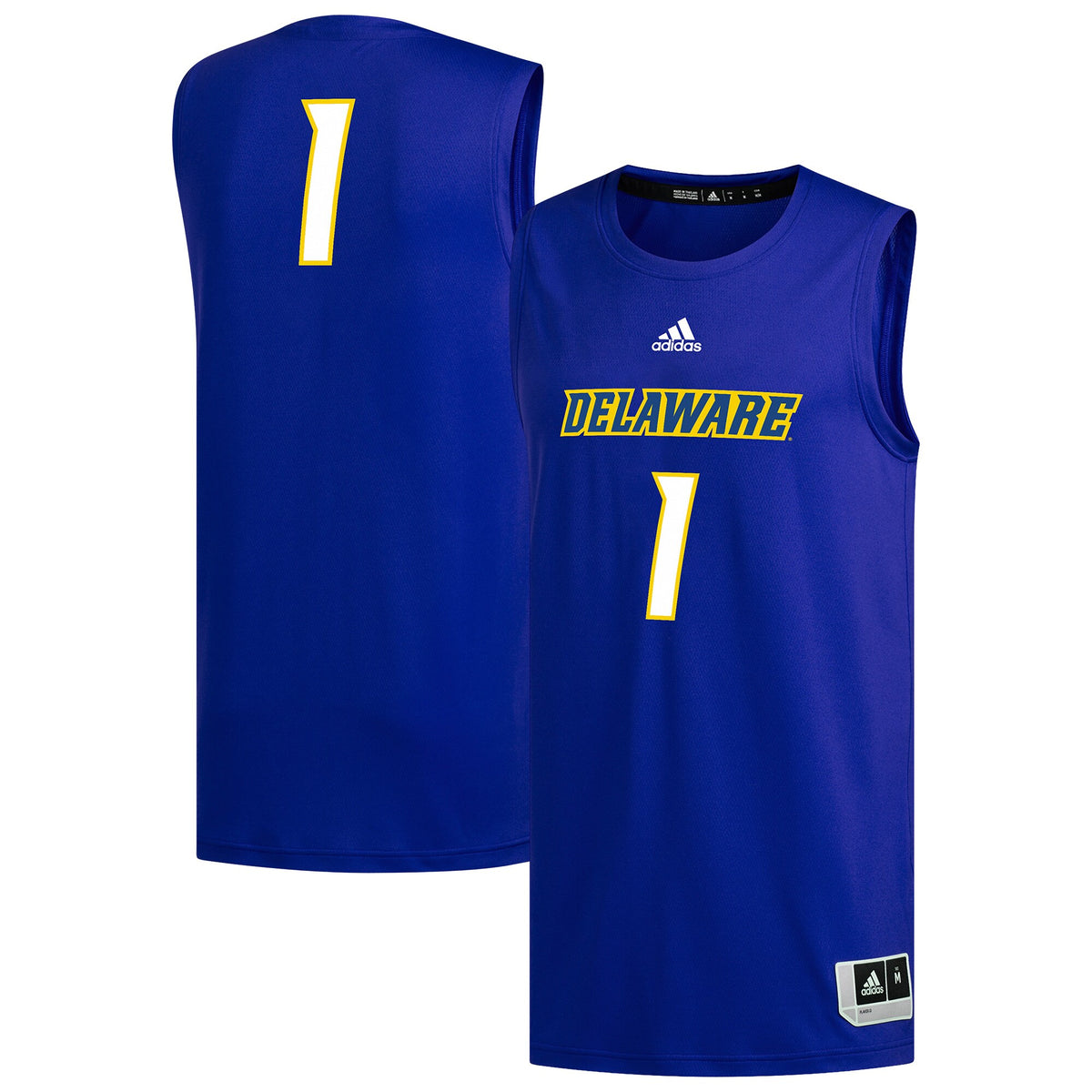 #1 Delaware Fightin' Blue Hens Replica Basketball Jersey - Royal