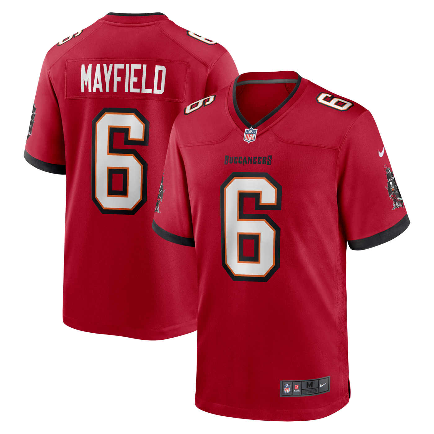 Tampa Bay Buccaneers Baker Mayfield Nike Red Team Game Jersey