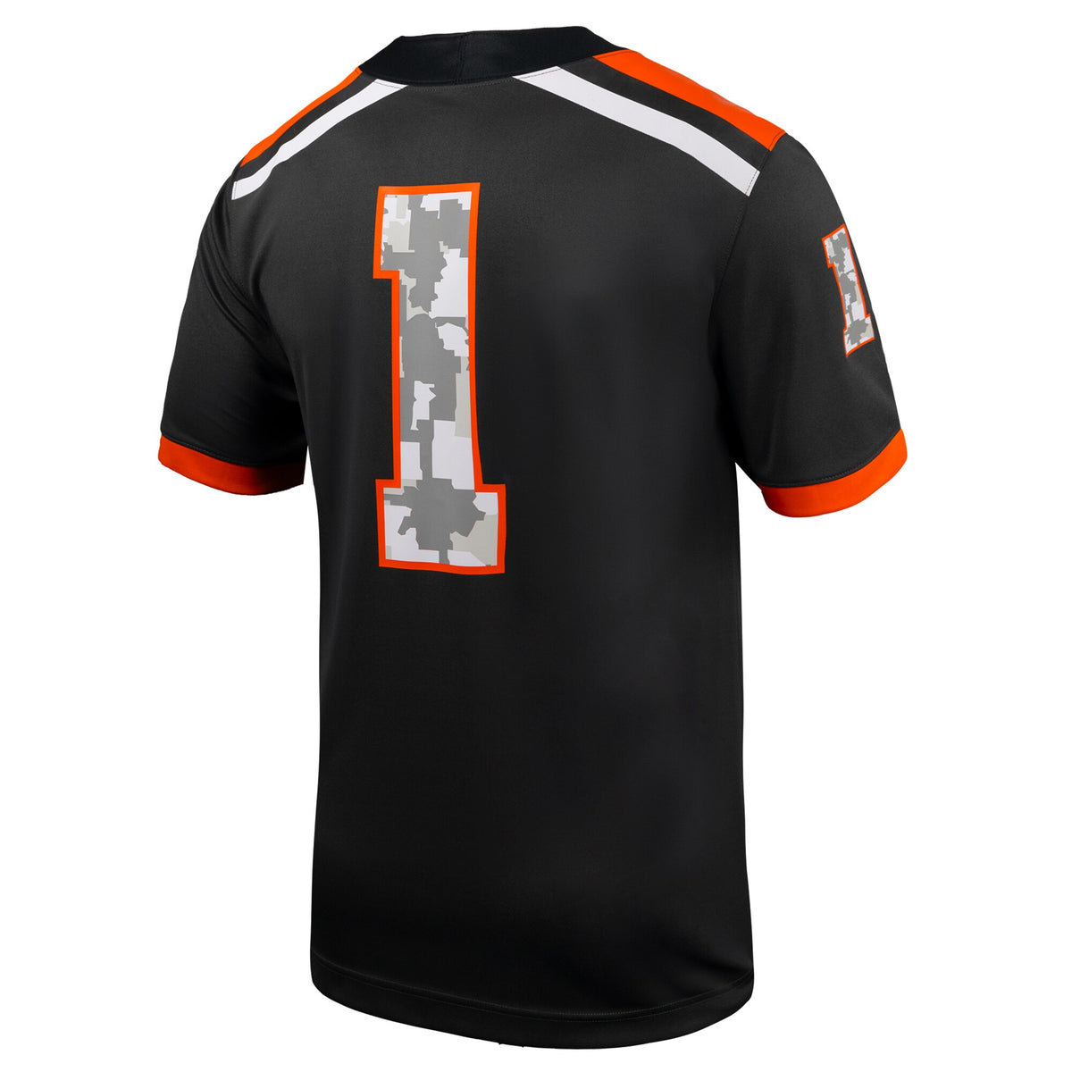 #1 Oregon State Beavers Military Appreciation Untouchable Replica Football Jersey - Anthracite