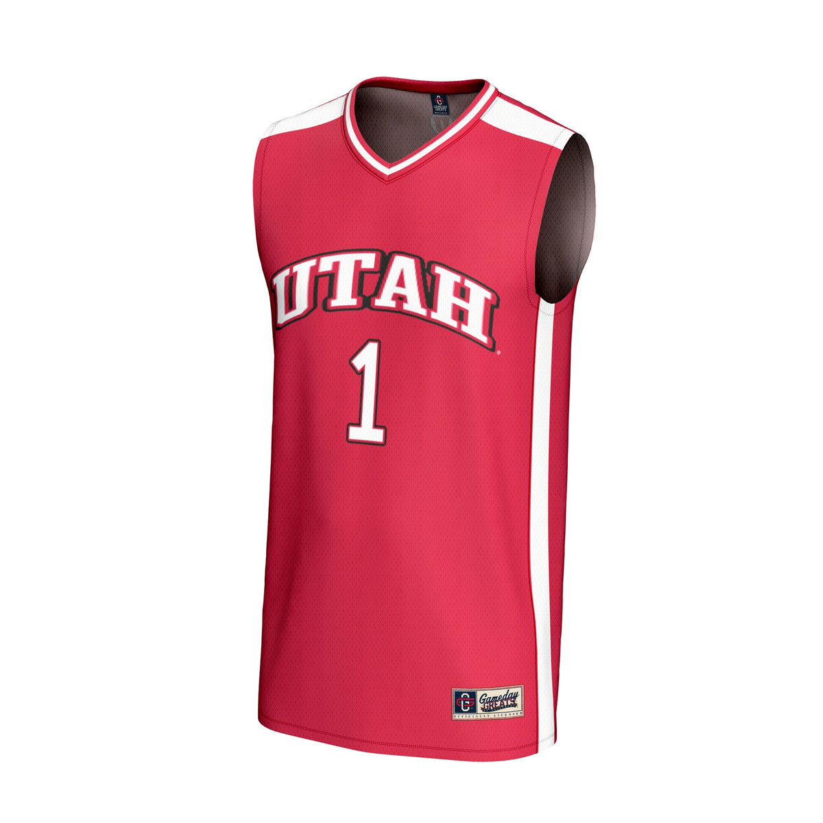 #1 Utah Utes GameDay Greats Lightweight Basketball Fashion Jersey - Red