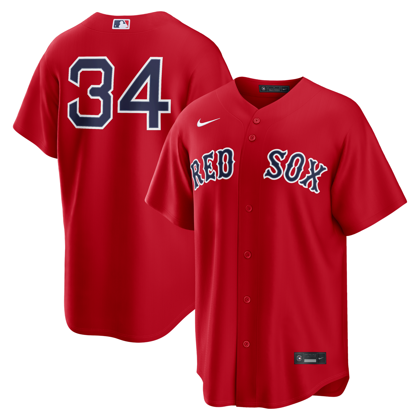 Boston Red Sox David Ortiz Nike Red Alternate Replica Jersey