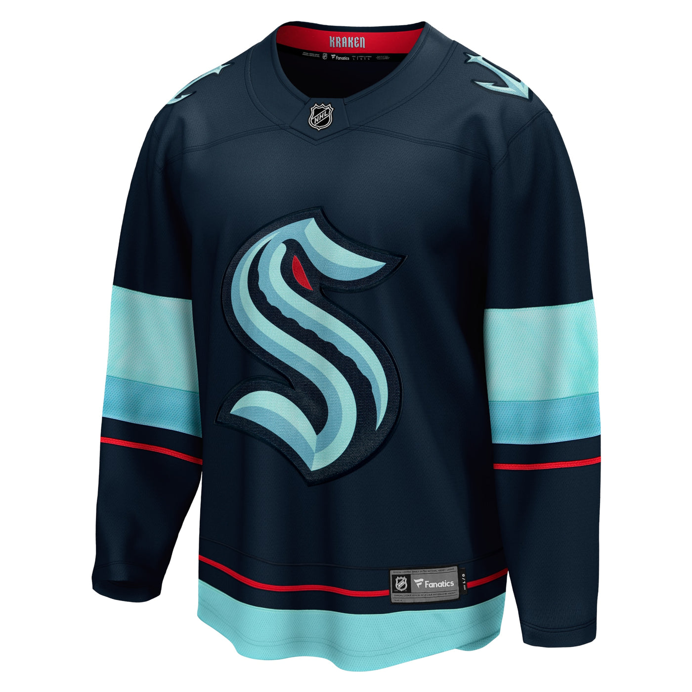 Seattle Kraken Fanatics Deep Sea Blue Home Breakaway Jersey
