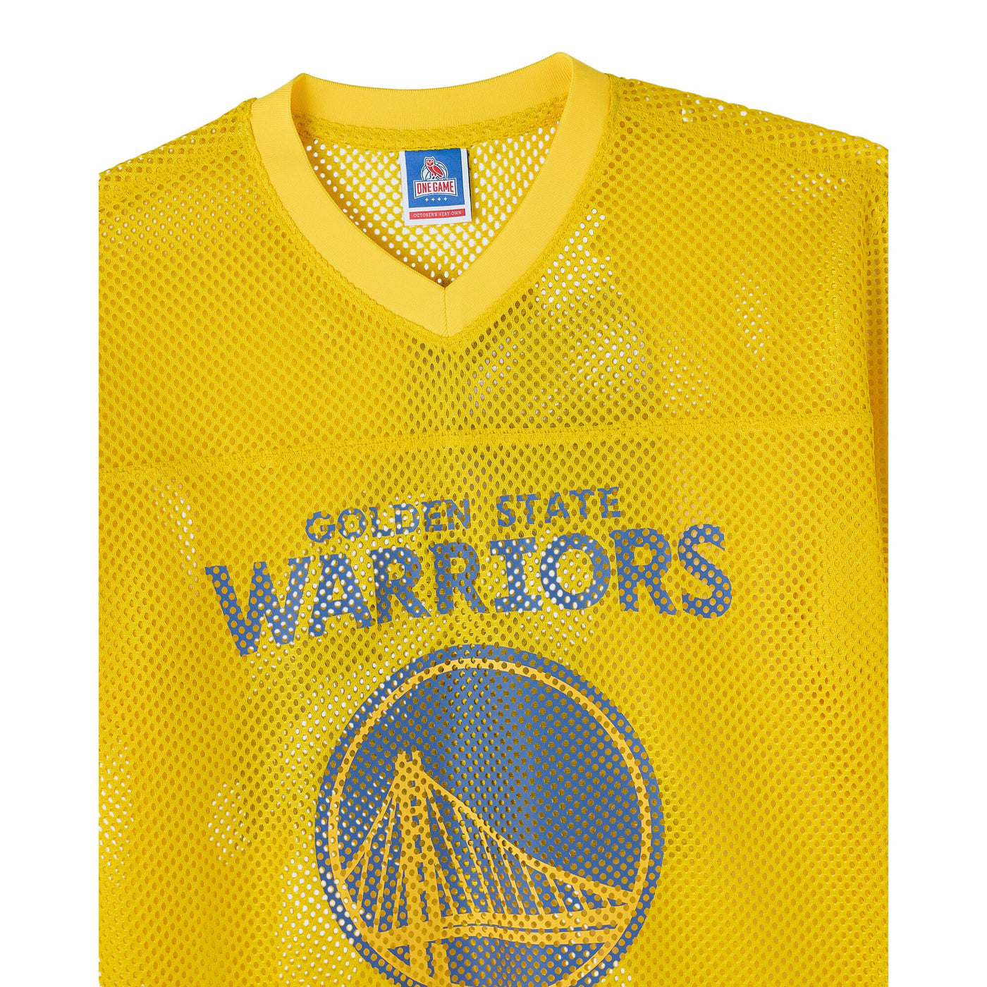 Golden State Warriors X OVO Mesh Football Jersey -