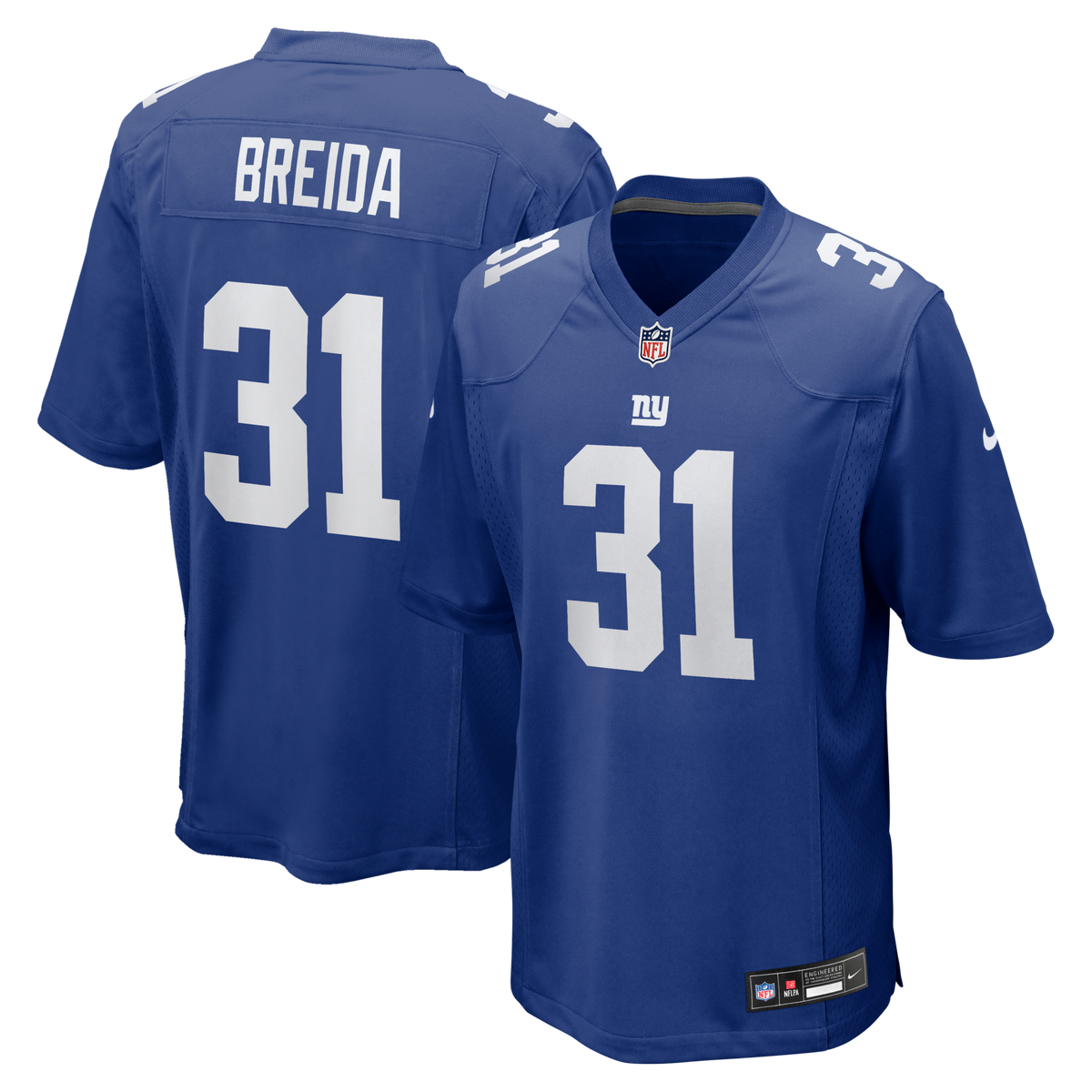 New York Giants Matt Breida Royal Game Jersey