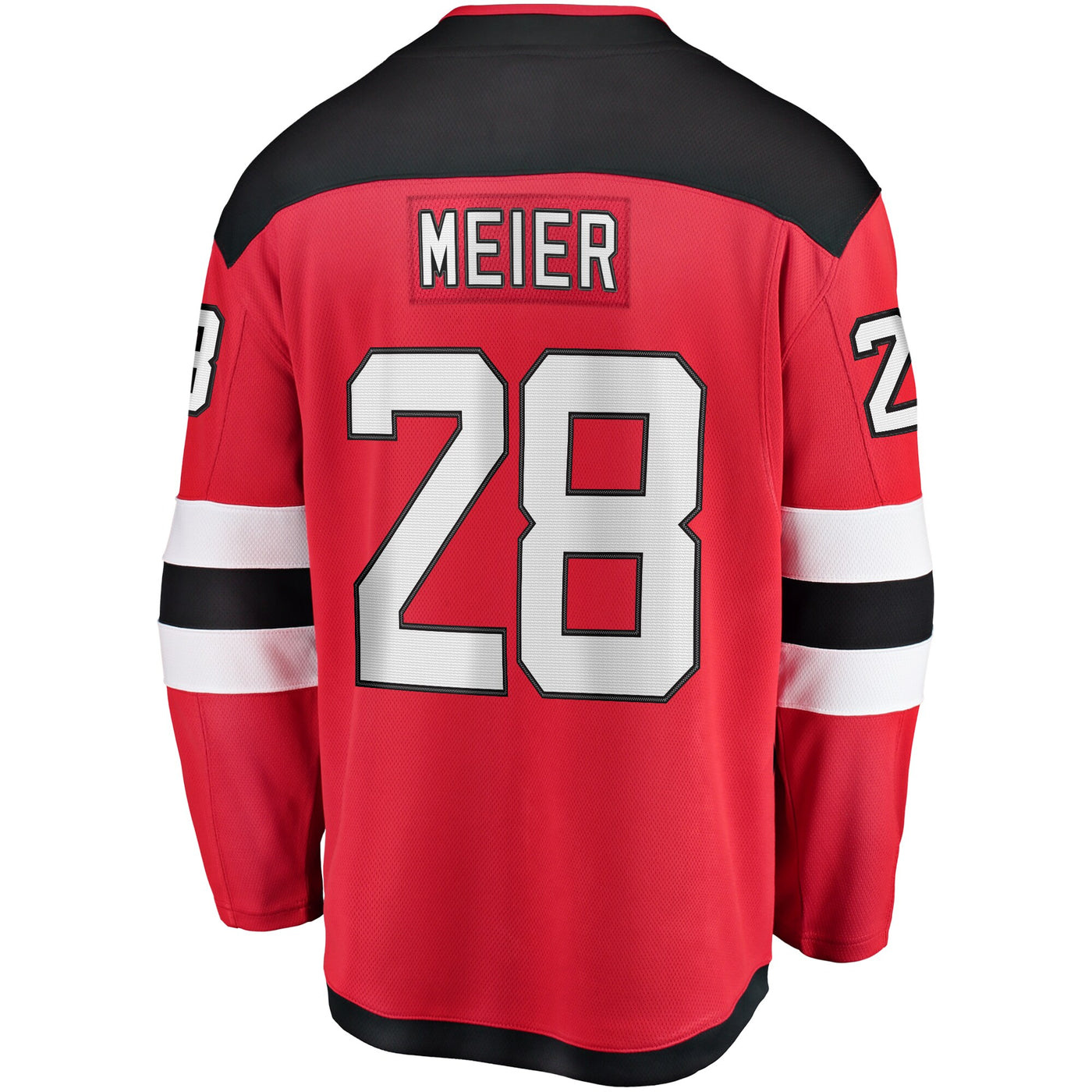 New Jersey Devils Timo Meier Fanatics Red Home Breakaway Jersey