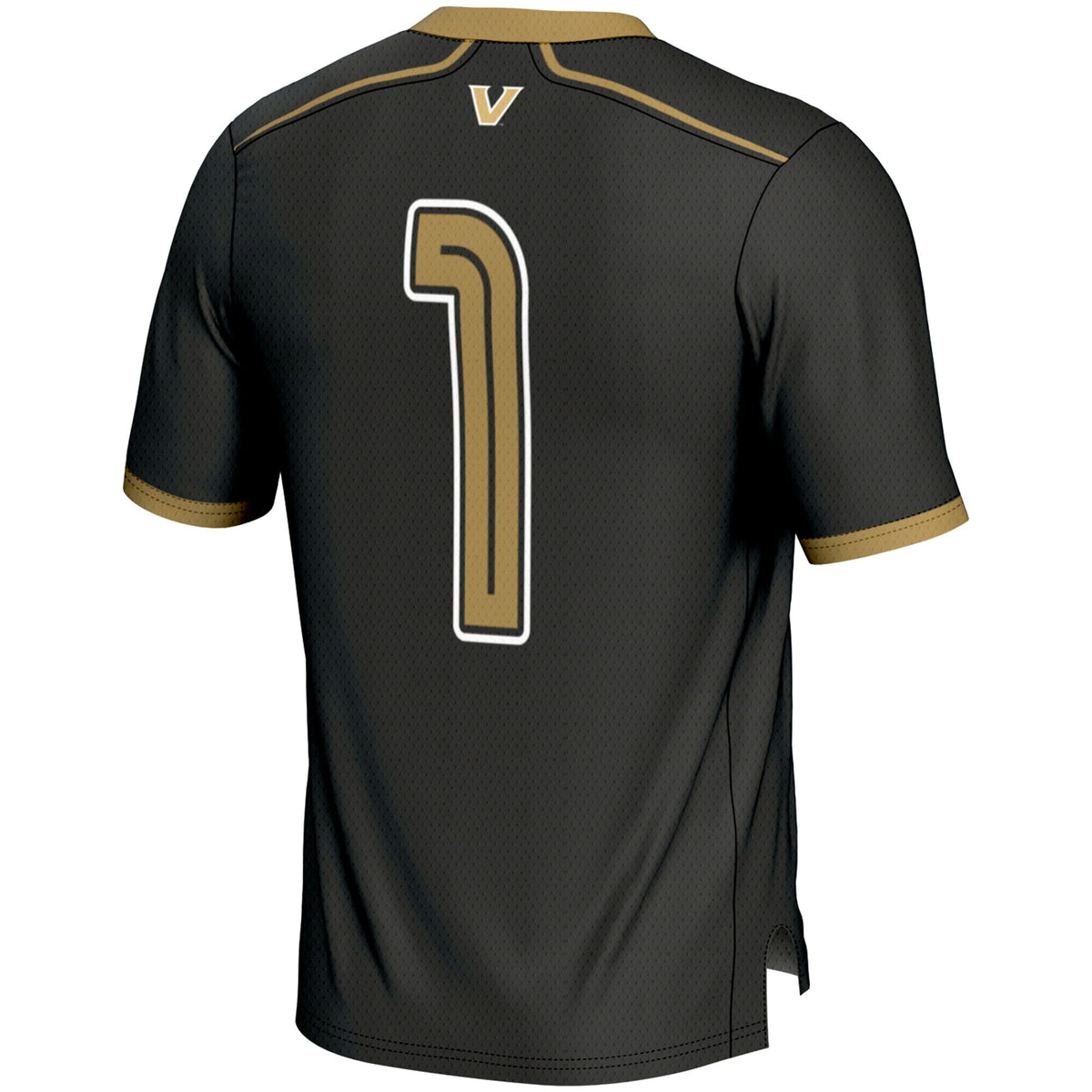 #1 Vanderbilt Commodores GameDay Greats Lightweight Lacrosse Jersey - Black