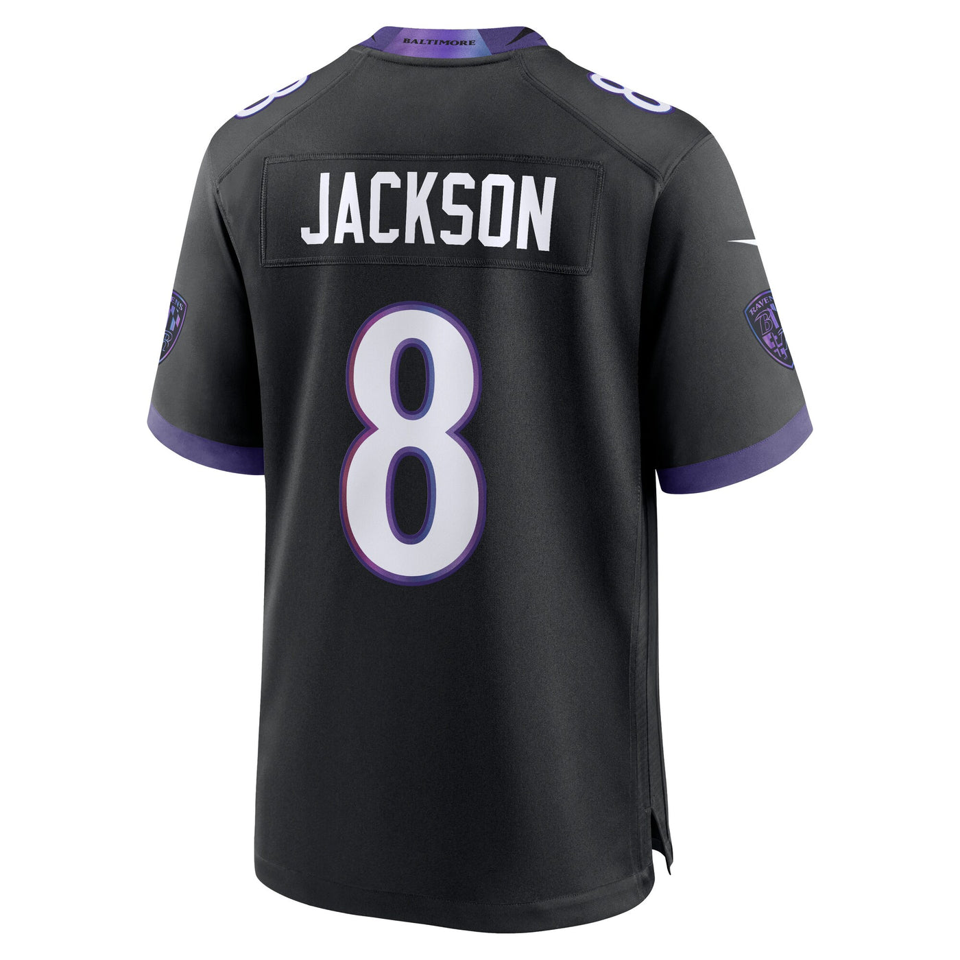 Baltimore Ravens Lamar Jackson Nike Black Alternate Game Jersey