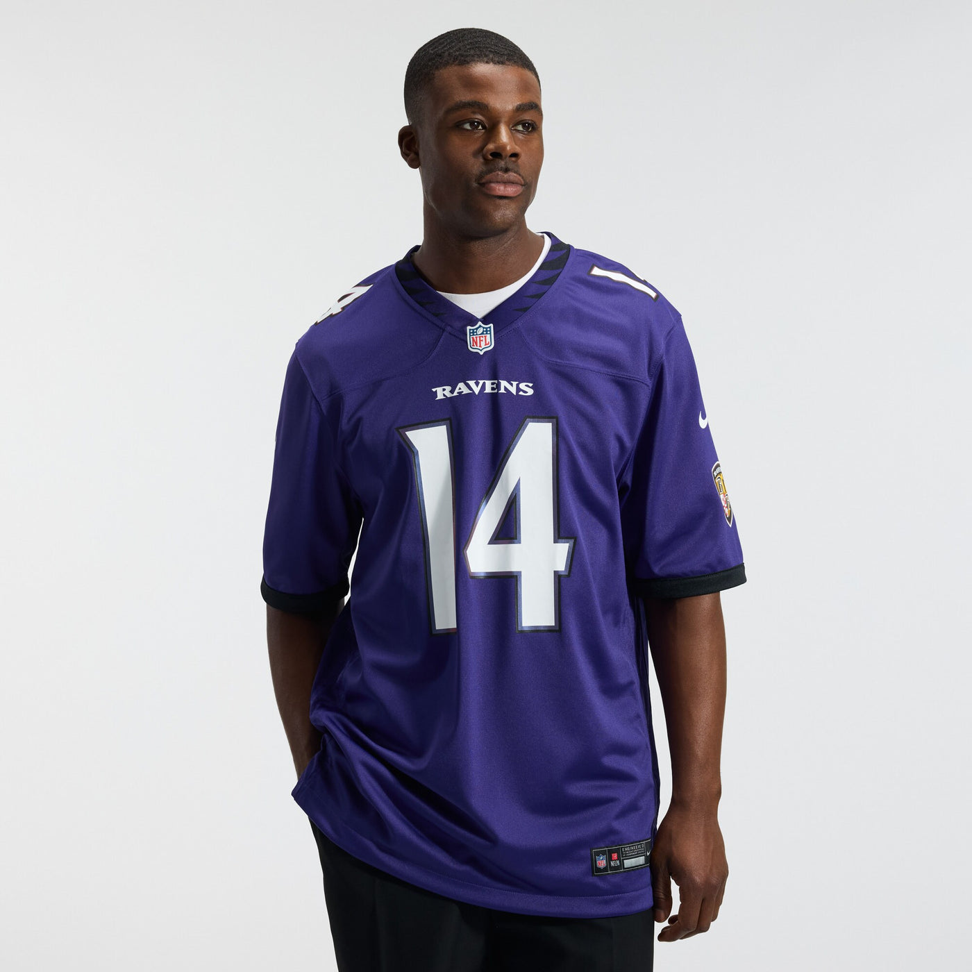 Baltimore Ravens Kyle Hamilton Nike Purple Team Game Jersey
