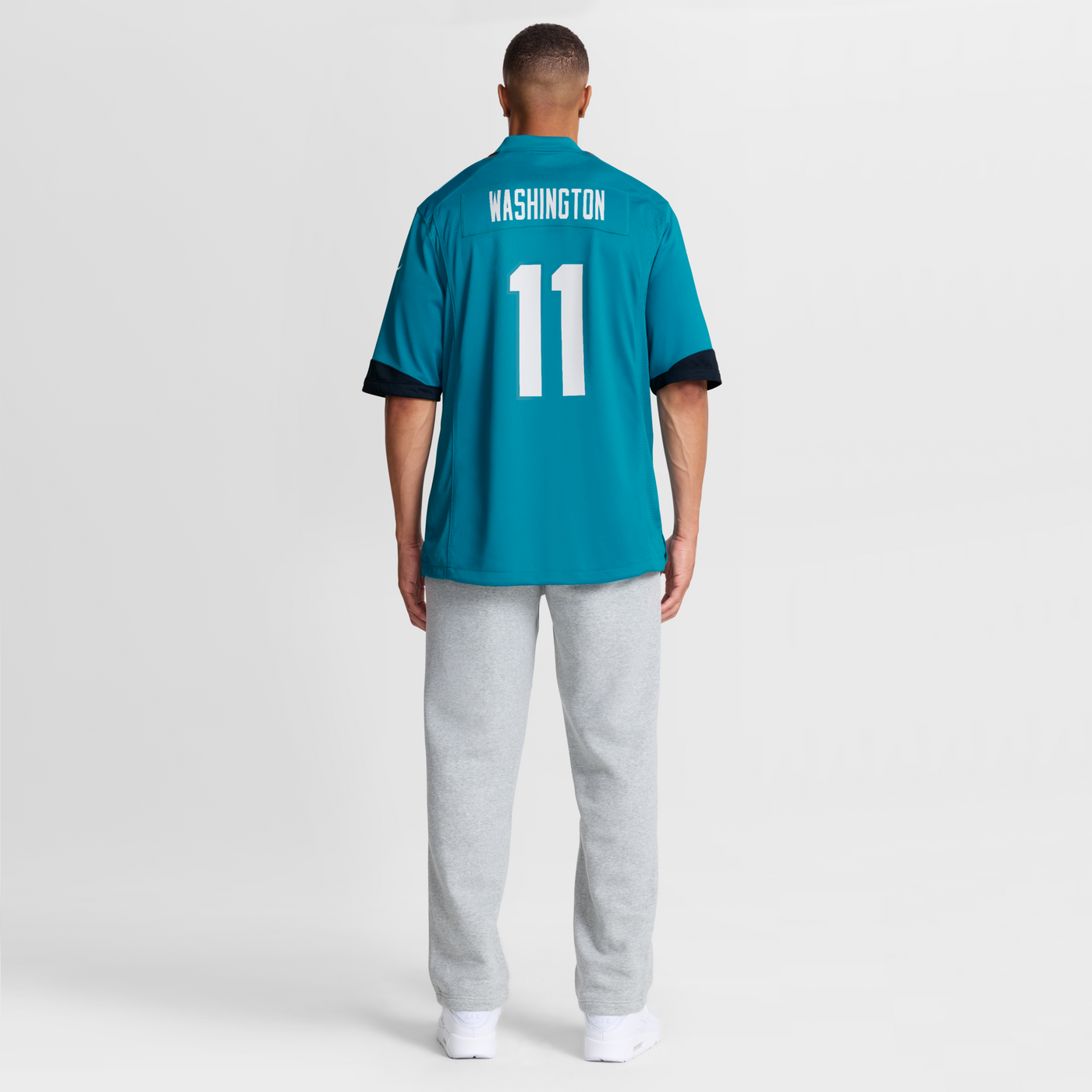 Jacksonville Jaguars Parker Washington Nike Teal Team Game Jersey