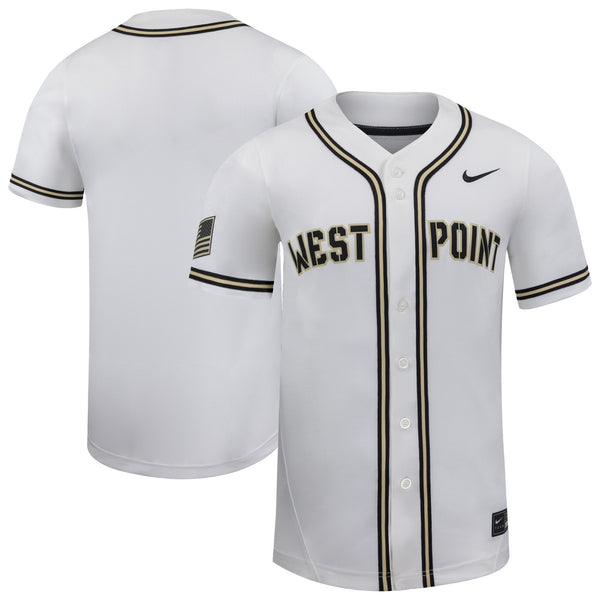 Nike White Army Black Knights Replica Baseball Jersey