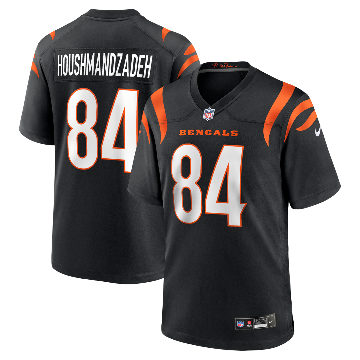 Cincinnati Bengals T. J. Houshmandzadeh Black Team Retired Player Game Jersey