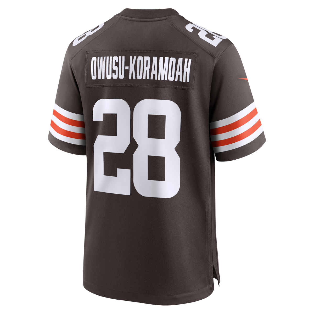 Cleveland Browns Jeremiah Owusu-Koramoah Brown Game Player Jersey