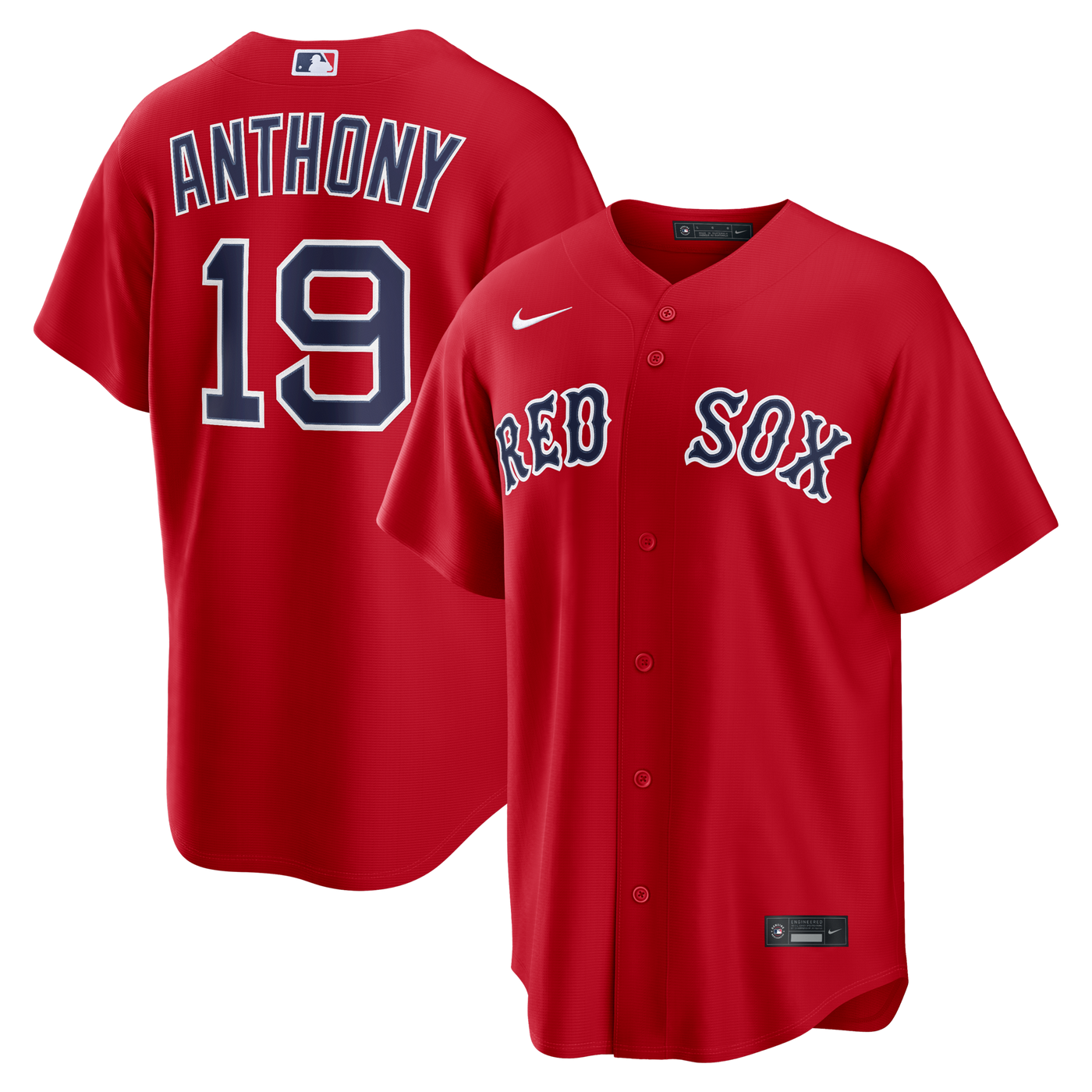 Boston Red Sox Roman Anthony Nike Red Alternate Replica Jersey