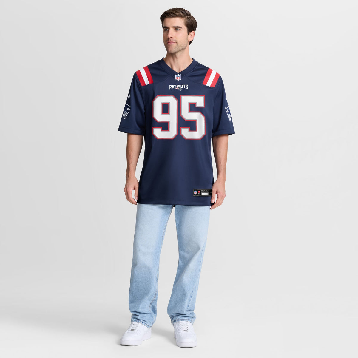 New England Patriots Eric Gregory Nike Navy Team Game Jersey