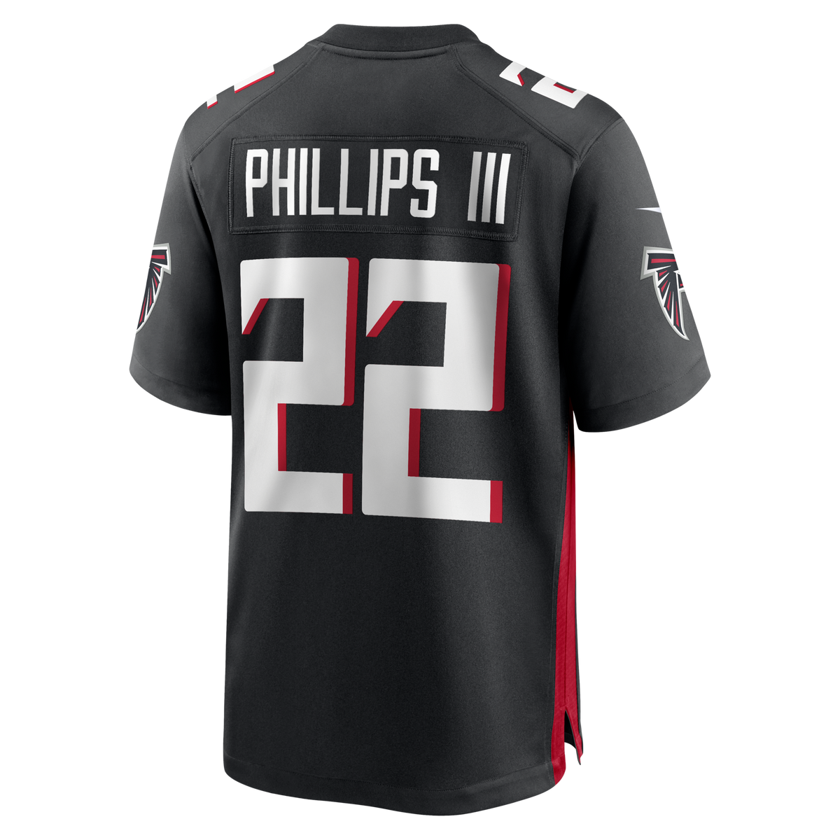 Atlanta Falcons Clark Phillips III Black Team Game Jersey