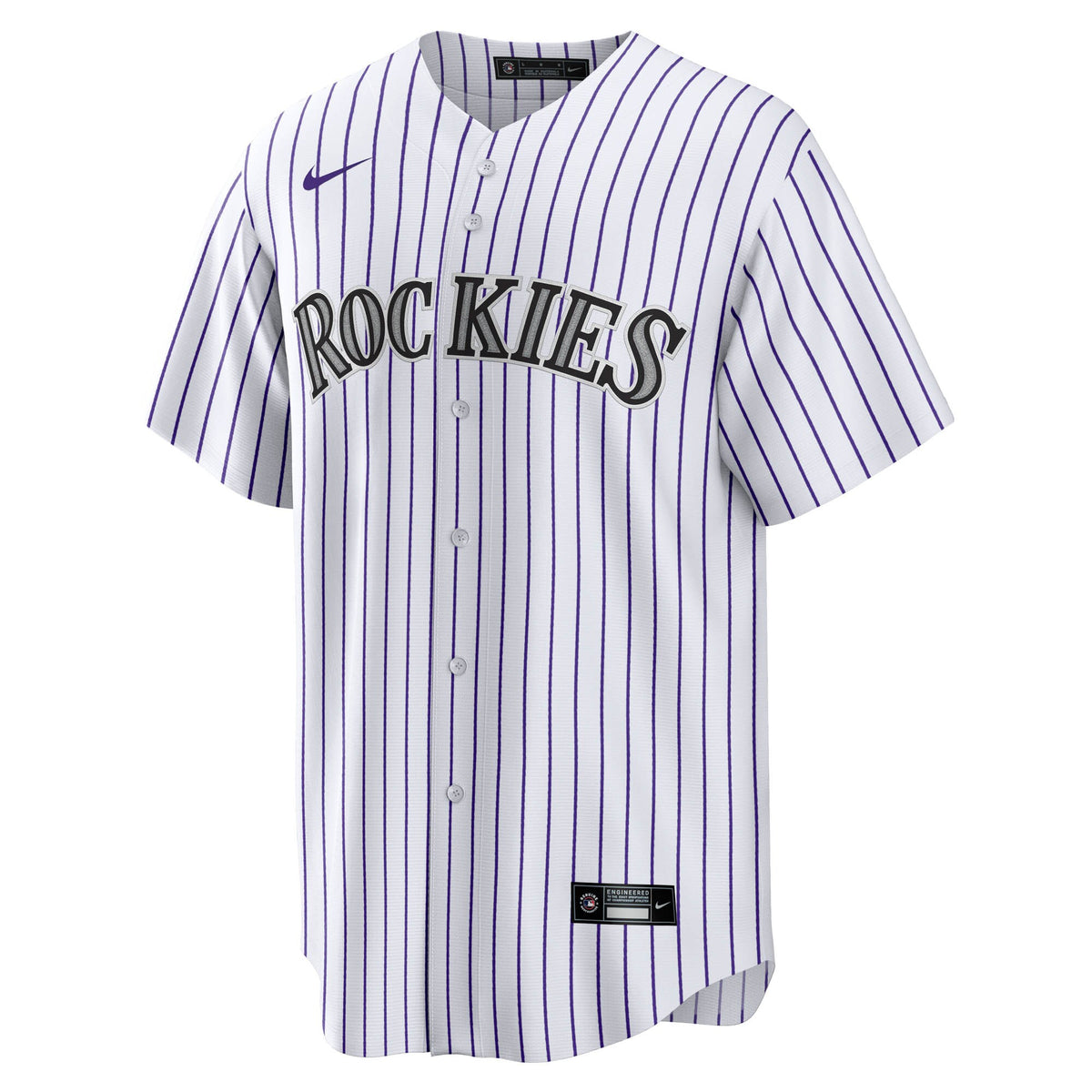 Colorado Rockies Hunter Goodman White Home Replica Jersey