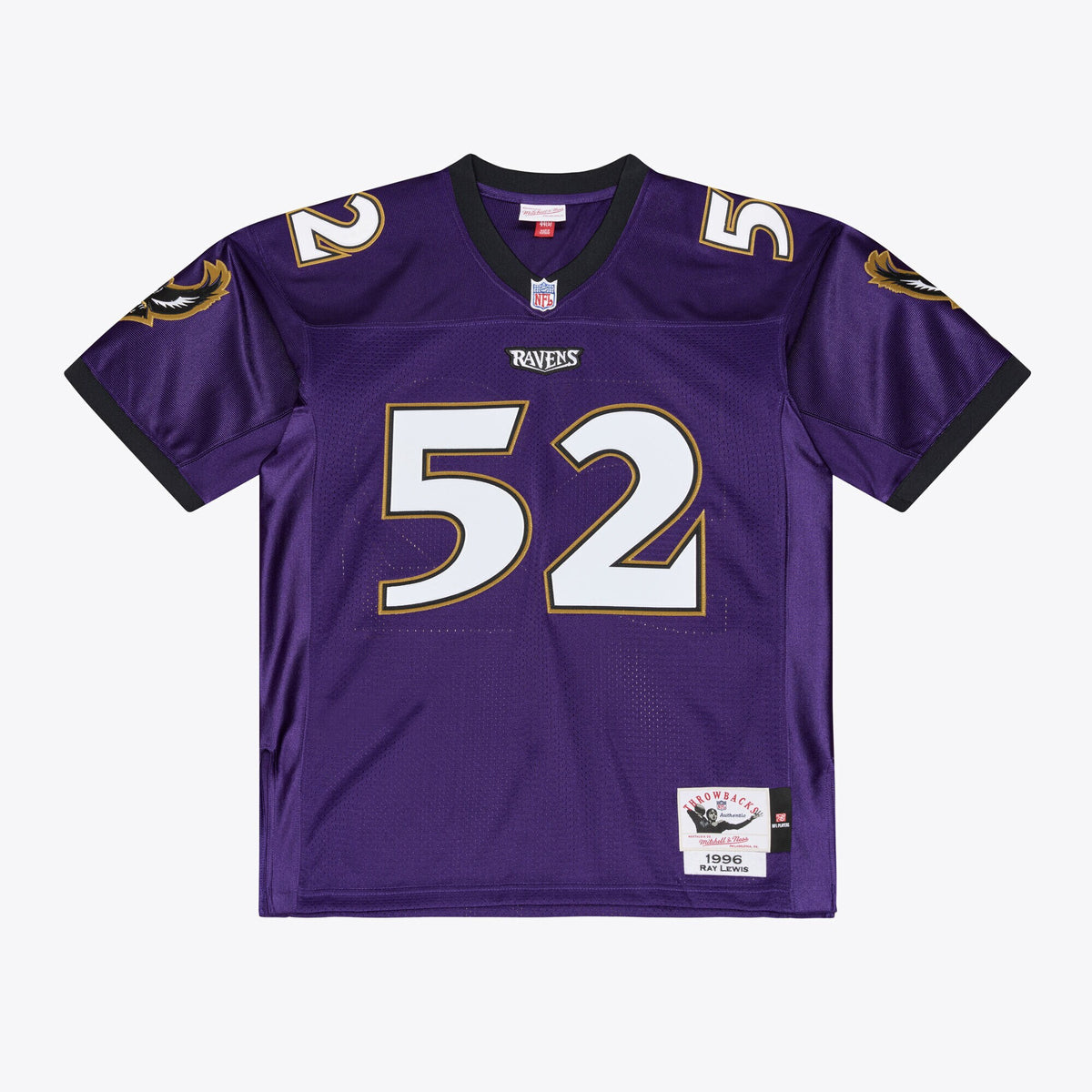 Baltimore Ravens Ray Lewis Mitchell & Ness Purple 1996 Authentic Throwback Jersey
