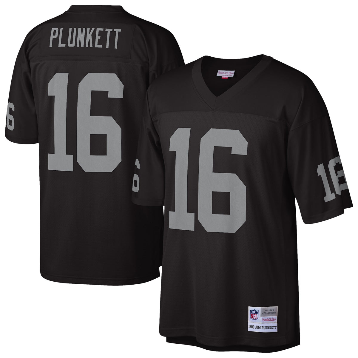 Oakland Raiders Jim Plunkett Mitchell & Ness Black 1980 Legacy Replica Jersey