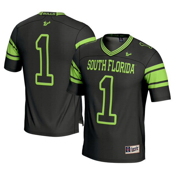 GameDay Greats #1 Black South Florida Bulls Football Jersey