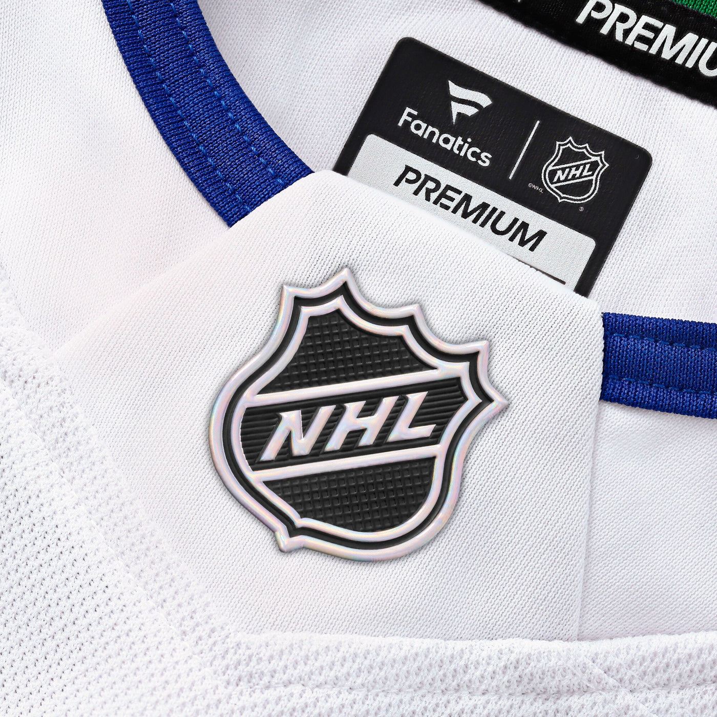 Vancouver Canucks Fanatics White Away Premium Jersey