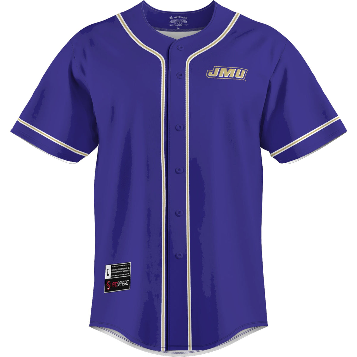James Madison Dukes GameDay Greats Lightweight Baseball Jersey - Purple