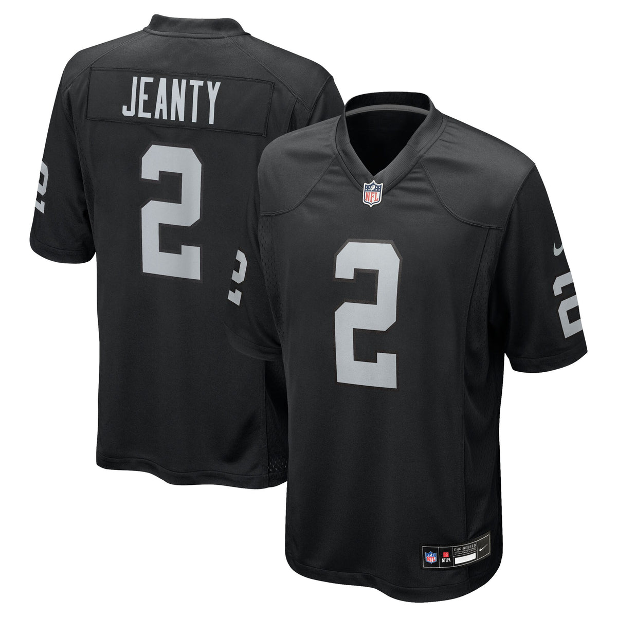 Las Vegas Raiders Ashton Jeanty Black Team Game Jersey