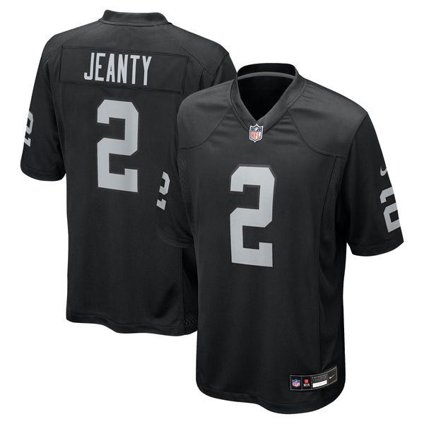 Las Vegas Raiders Ashton Jeanty Nike Black Team Game Jersey