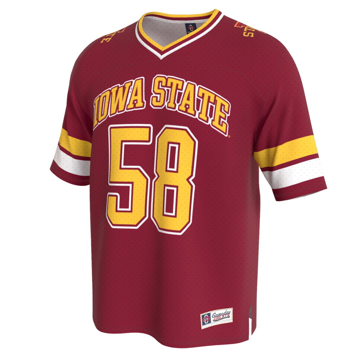 Iowa State Cyclones GameDay Greats Lightweight Collegiate Football Fashion Jersey - Cardinal