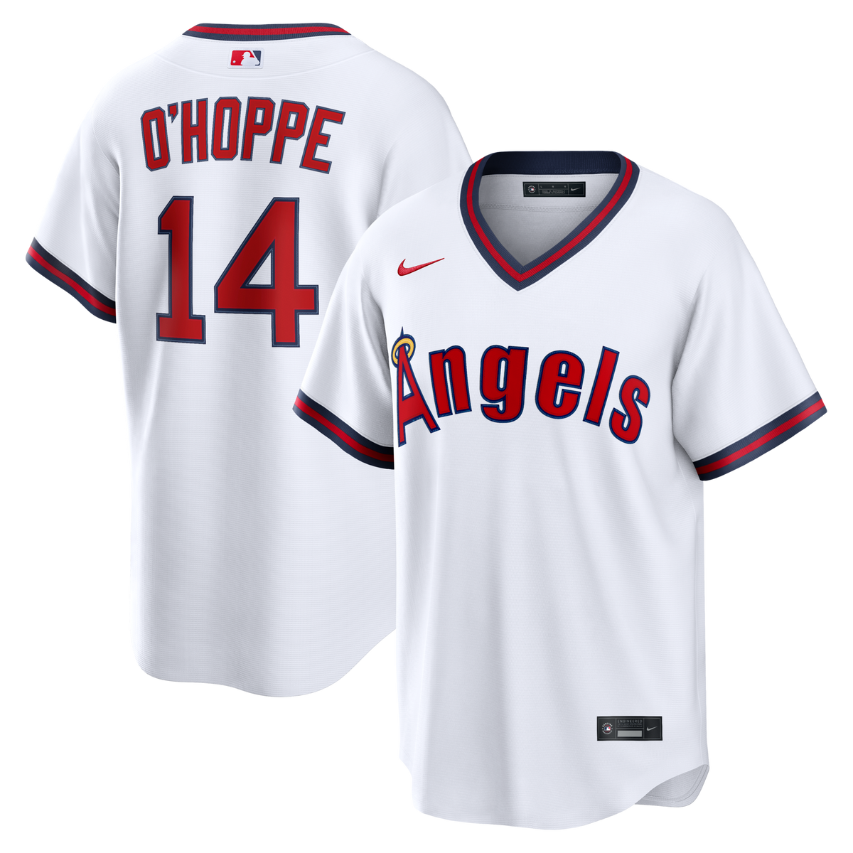 Los Angeles Angels Logan O'Hoppe White Alternate Replica Jersey