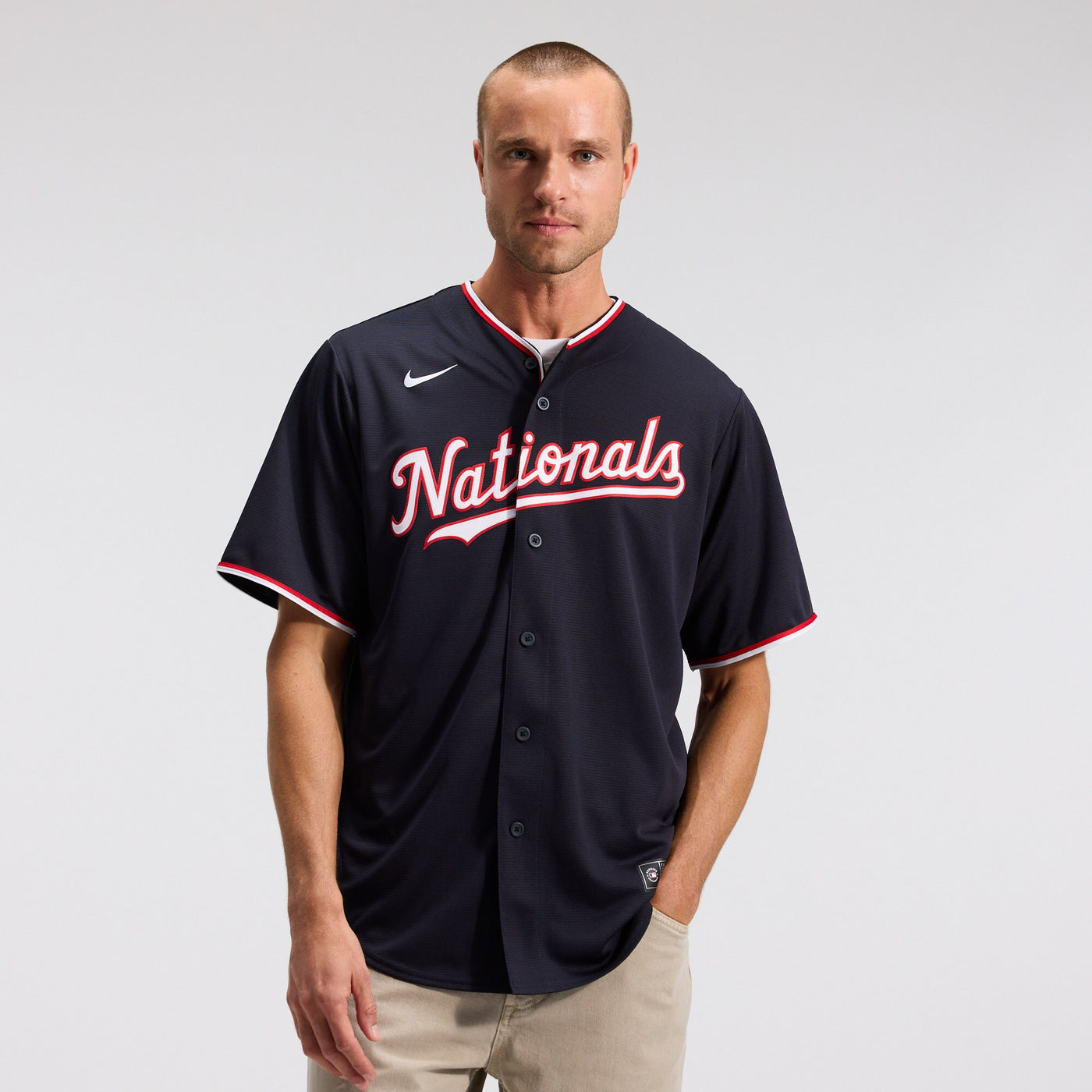 Washington Nationals Dylan Crews Nike Navy Alternate Replica Jersey
