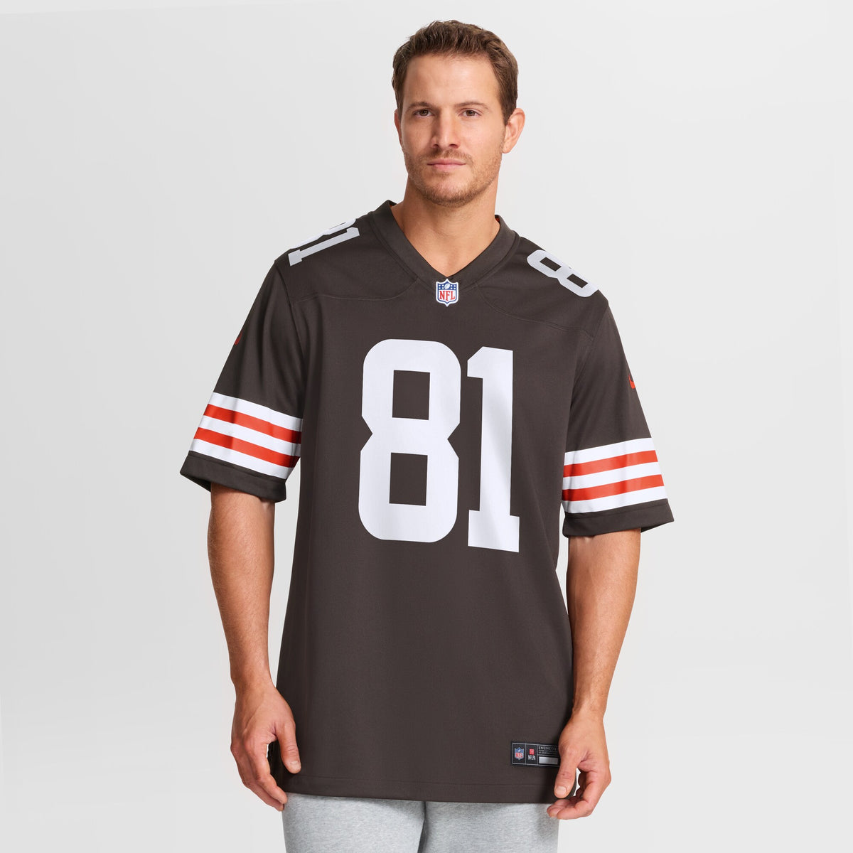 Cleveland Browns Luke Floriea Brown Team Game Jersey