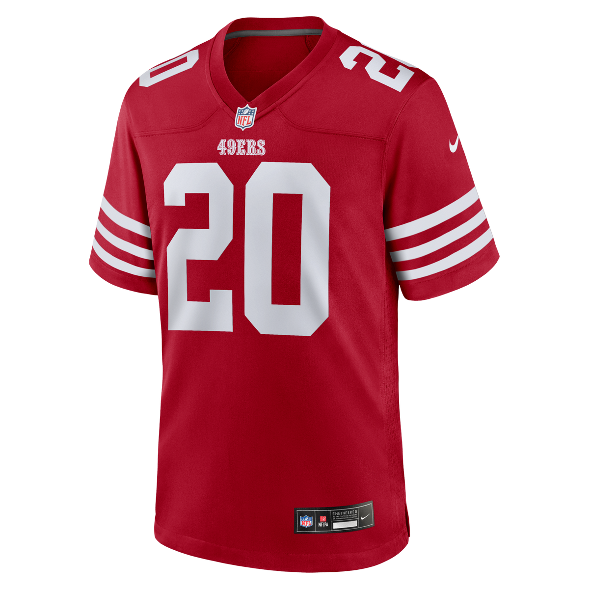 San Francisco 49ers Upton Stout Scarlet Team Game Jersey