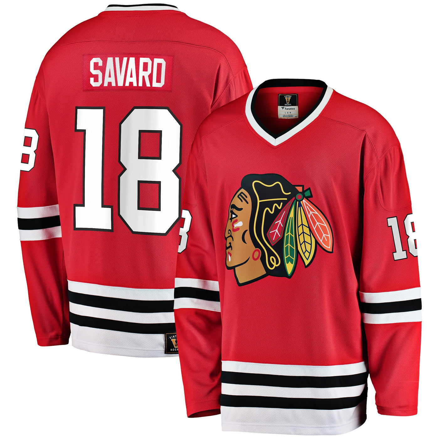 Chicago Blackhawks Denis Savard Fanatics Red Premier Breakaway Retired Player Jersey