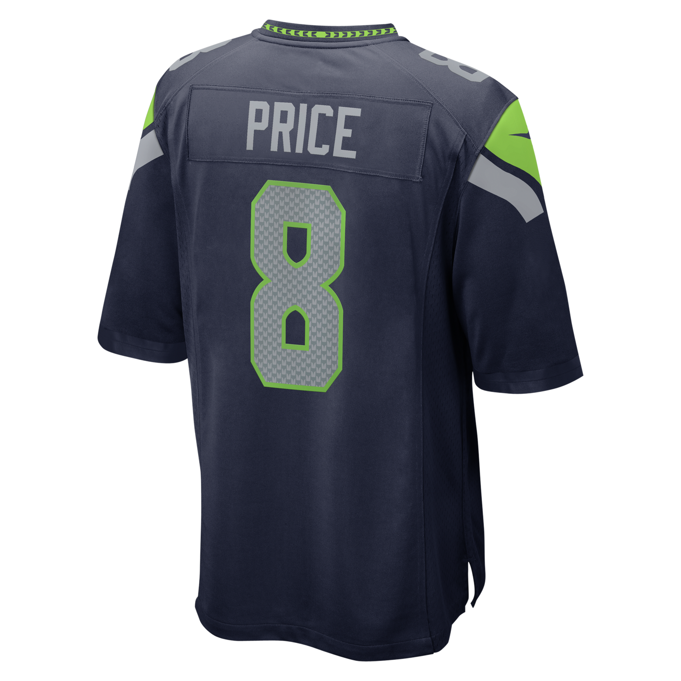 Seattle Seahawks Jadarian Price Nike College Navy 2026 NFL Draft First Round Pick No. 32 Team Game Jersey