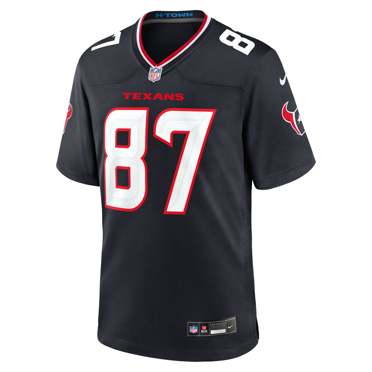Houston Texans Cade Stover Navy Game Jersey
