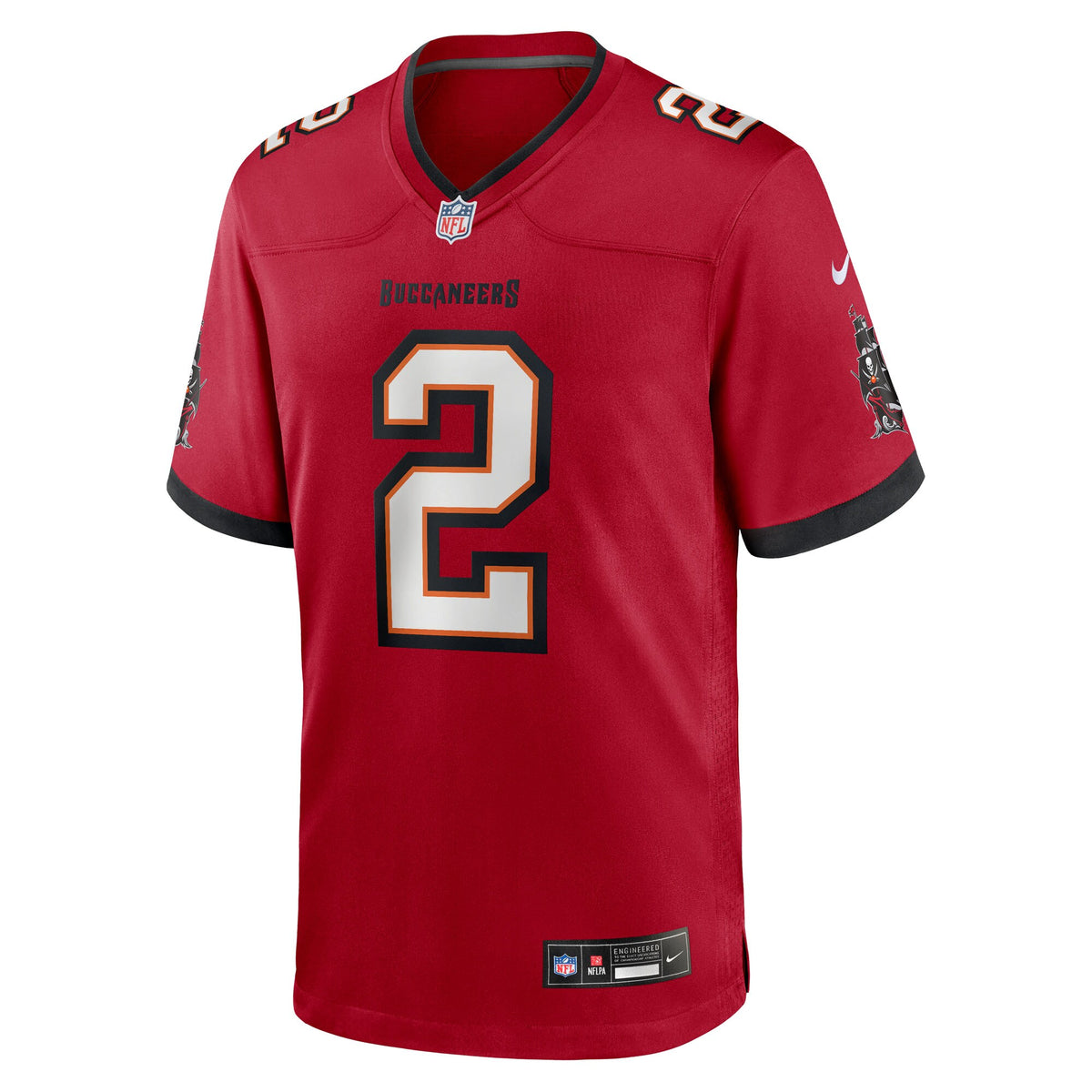 Tampa Bay Buccaneers Emeka Egbuka Red Team Game Jersey