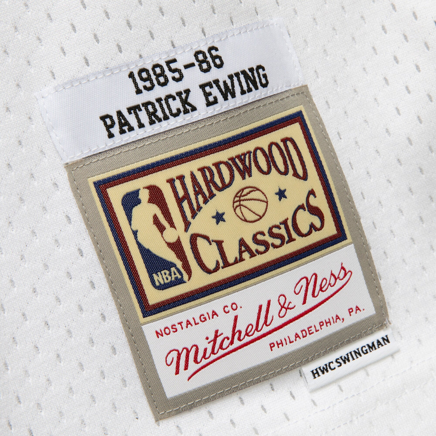 New York Knicks Mitchell & Ness Patrick Ewing 1985 Swingman Authentic Jersey - White