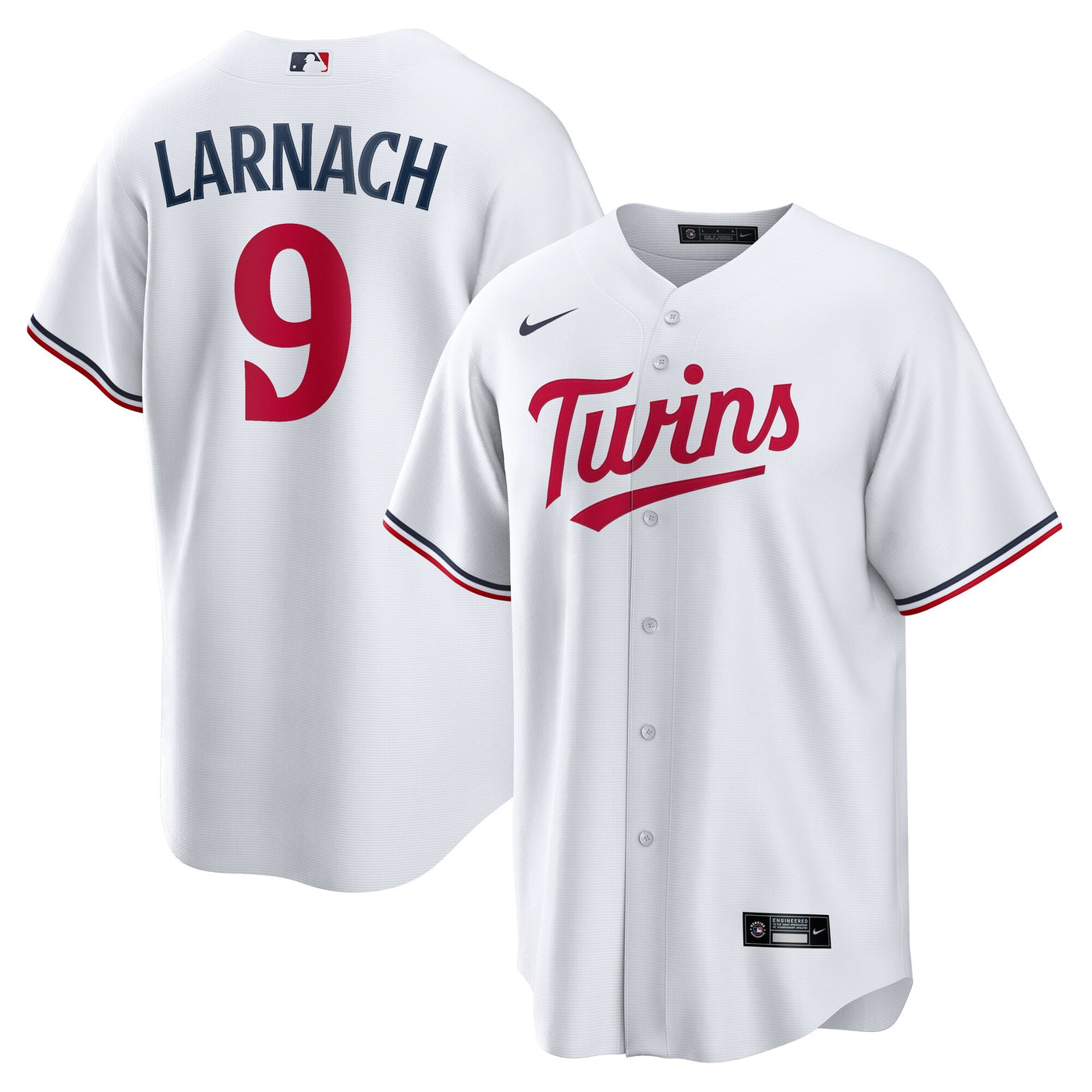 Minnesota Twins Trevor Larnach Nike White Home Replica Jersey