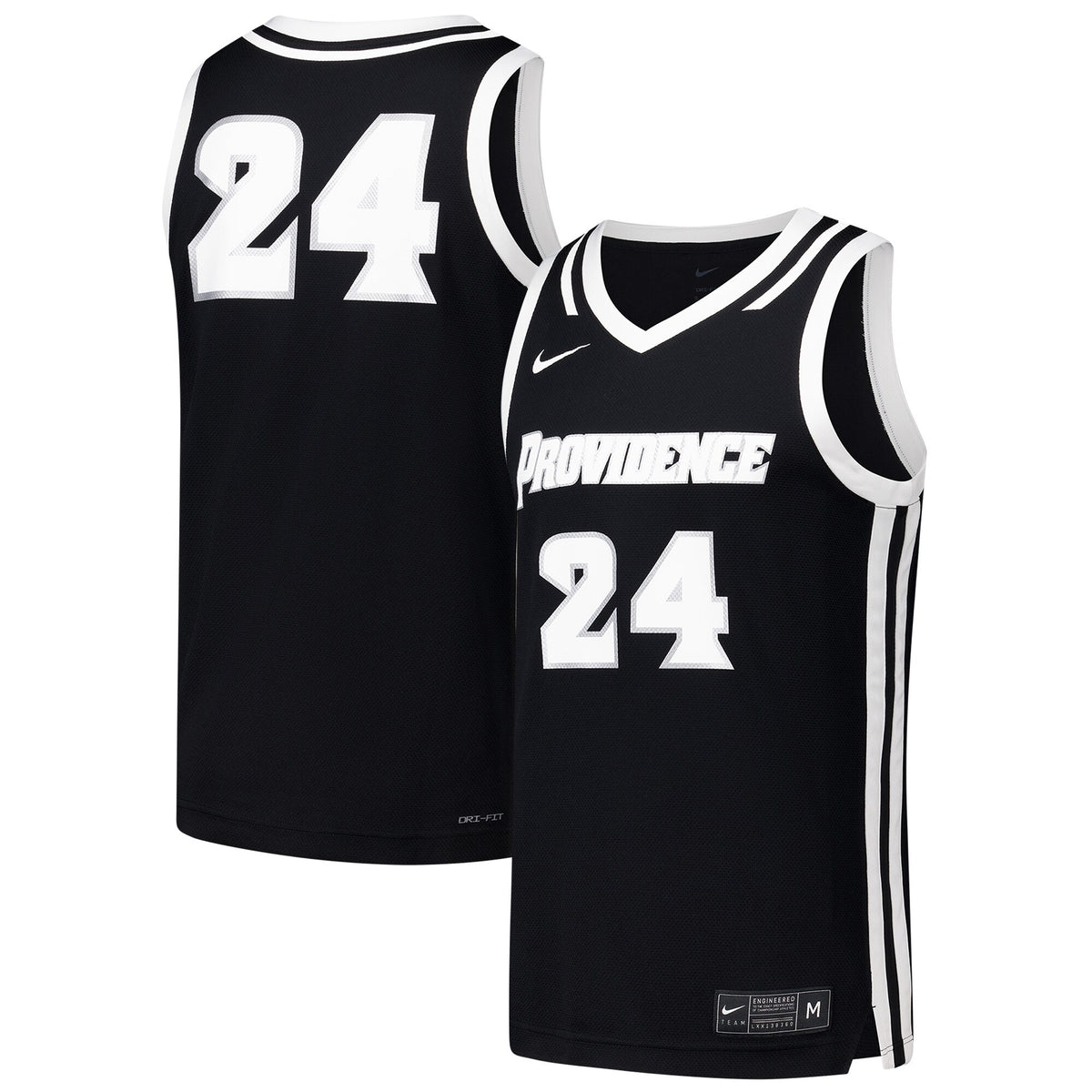 #24 Providence Friars Replica Basketball Jersey - Black