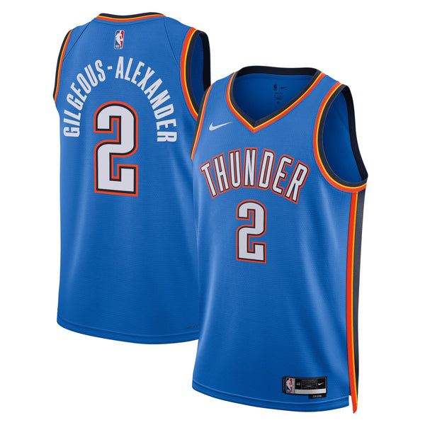 Oklahoma City Thunder Icon Edition Swingman Jersey - Blue - Shai Gilgeous-Alexander