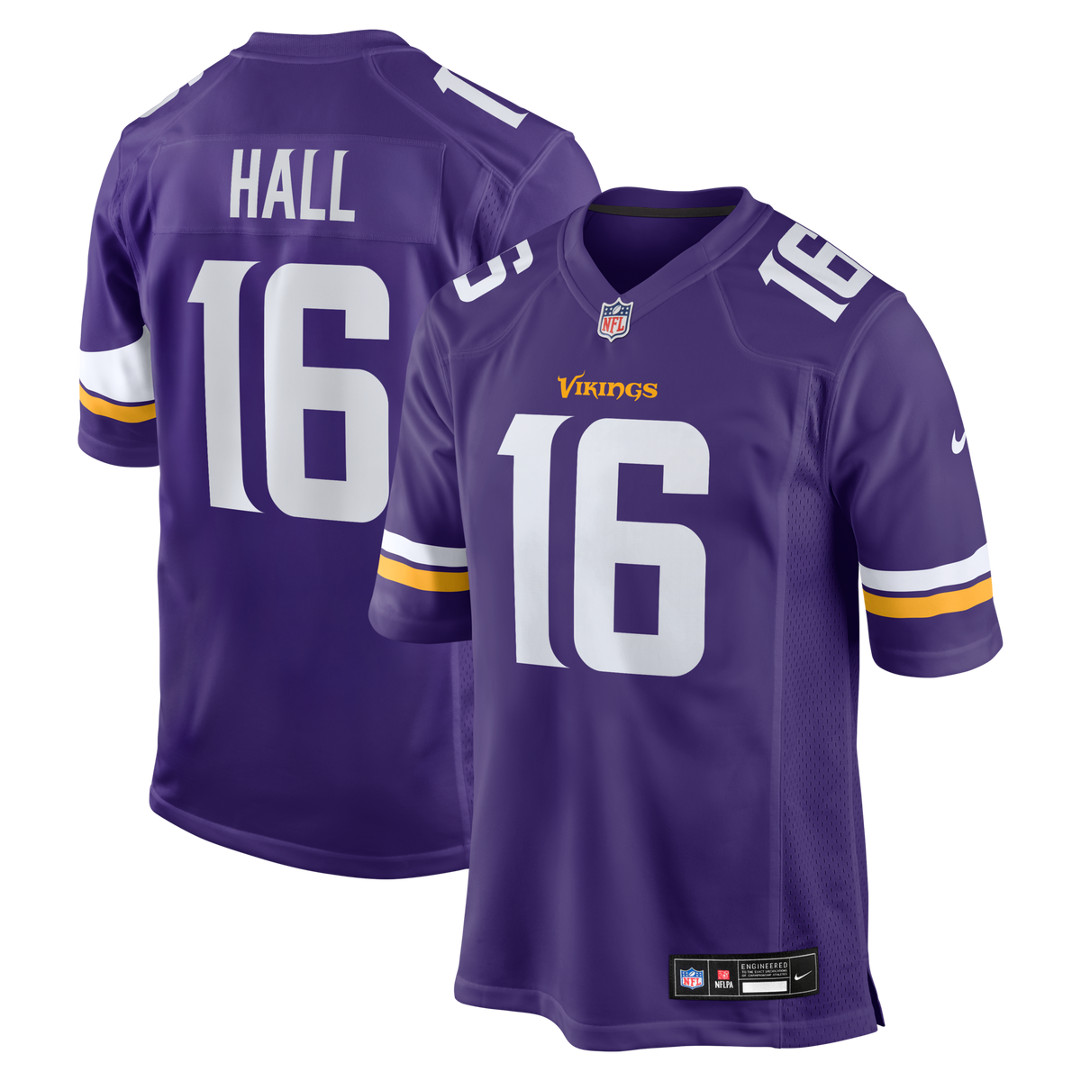 Minnesota Vikings Jaren Hall Purple Game Jersey