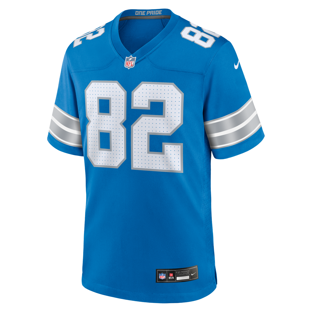 Detroit Lions Thomas Gordon Blue Team Game Jersey