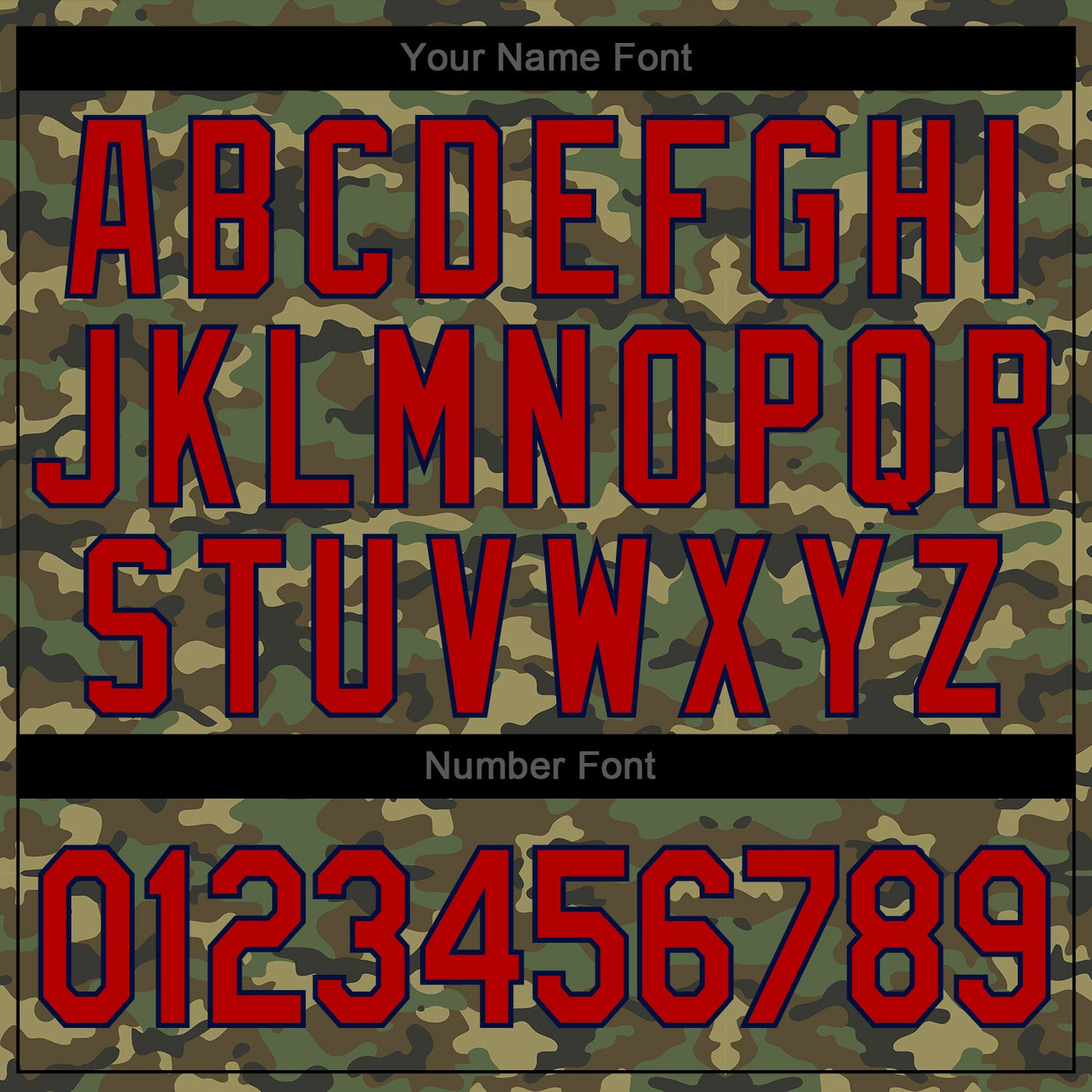 Custom Camo Red-Navy Authentic Salute To Service Baseball Jersey