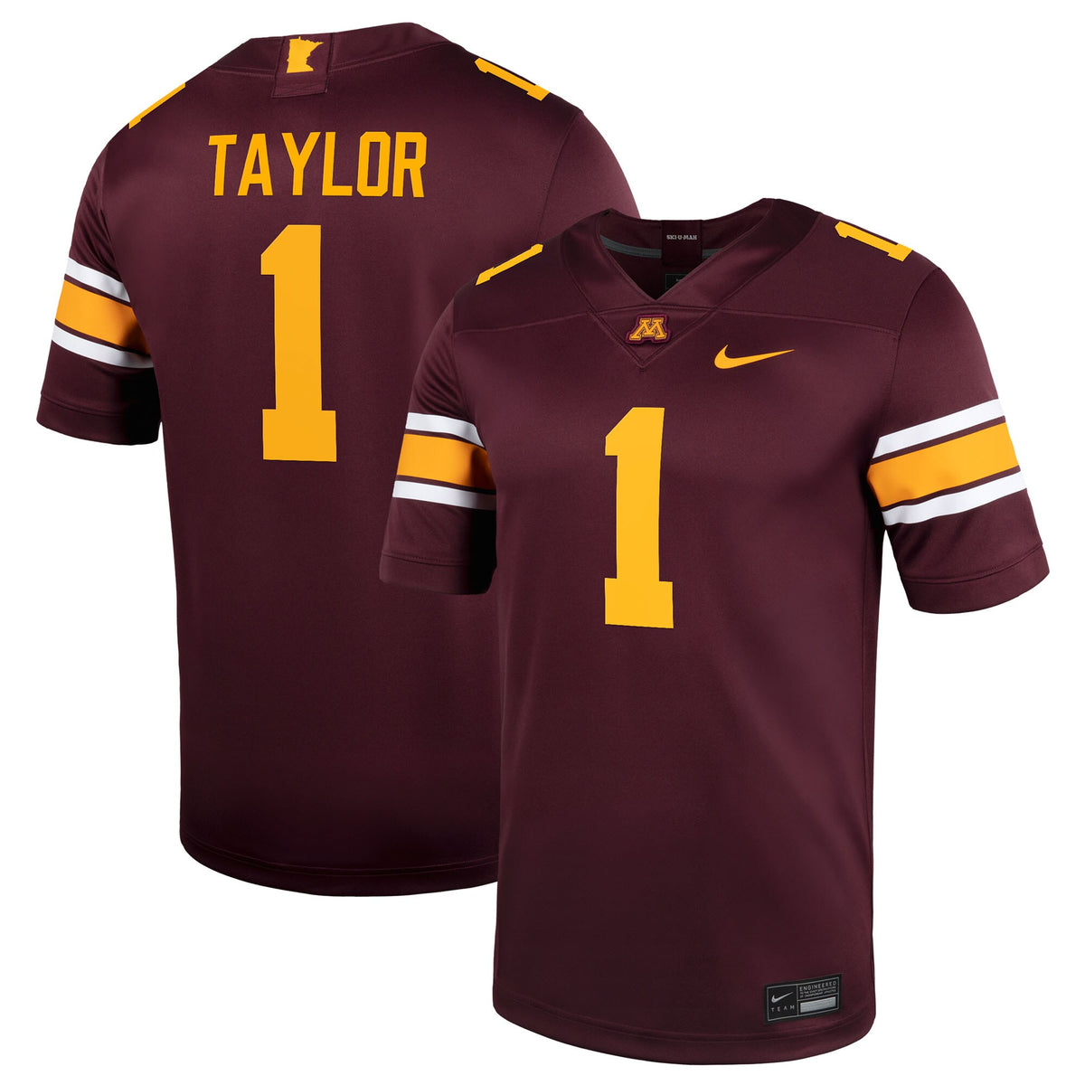 Darius Taylor Minnesota Golden Gophers Home NIL Football Game Jersey - Maroon