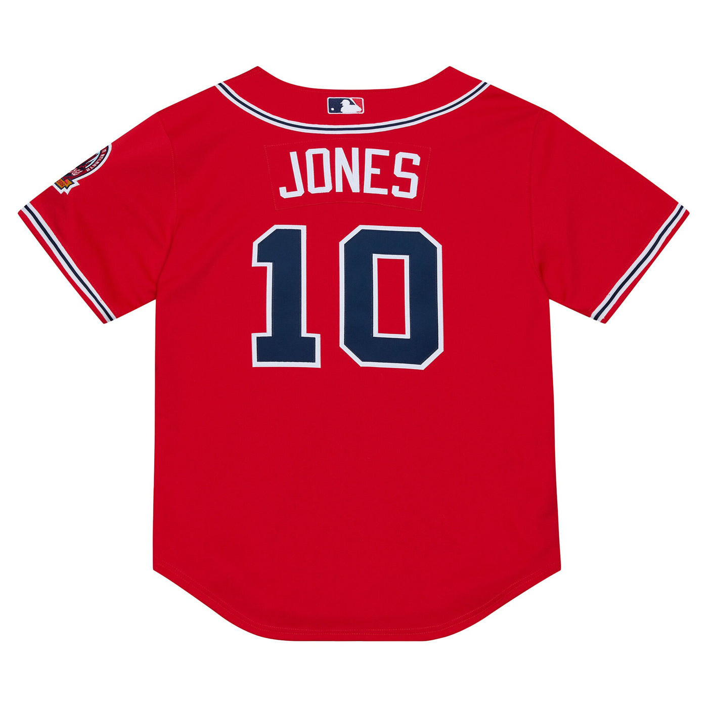 Atlanta Braves Chipper Jones Mitchell & Ness Red 2006 Cooperstown Collection Authentic Jersey