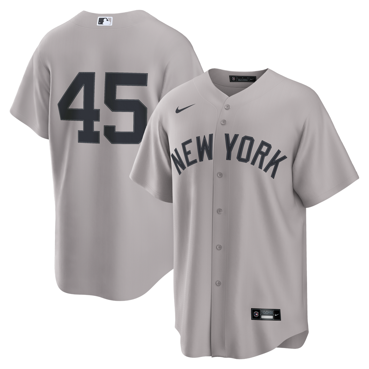 New York Yankees Gerrit Cole Gray Road Replica Jersey